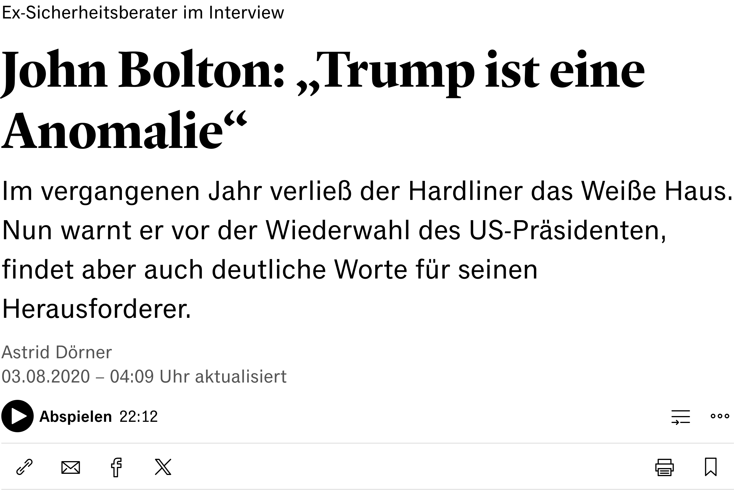 Previous single-item Handelsblatt audio player